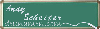 Andy Scheiter Visitenkarte